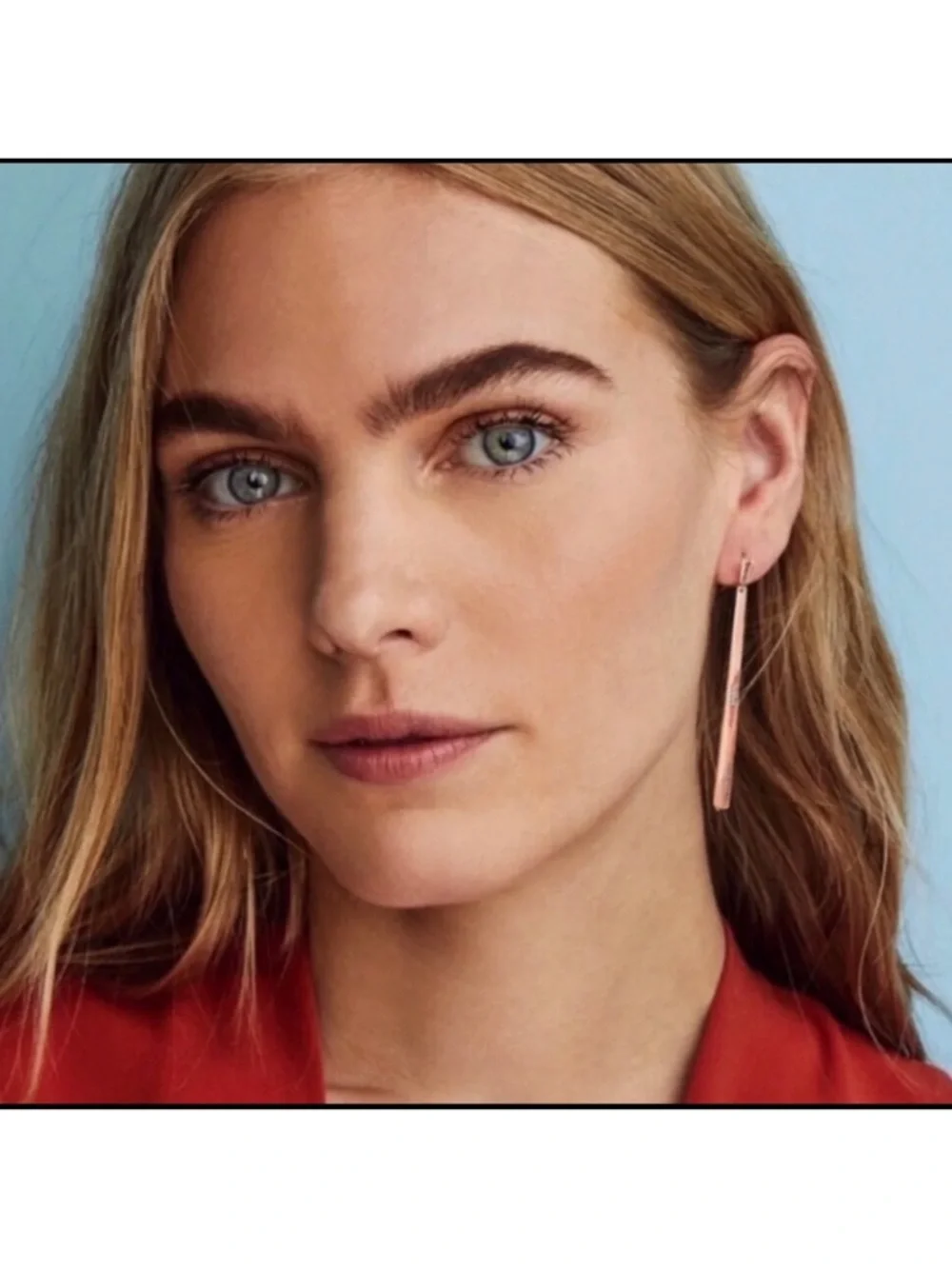 Kendra Scott ‘Melissa’ Rose Gold Drop Earrings - Picture 2 of 4